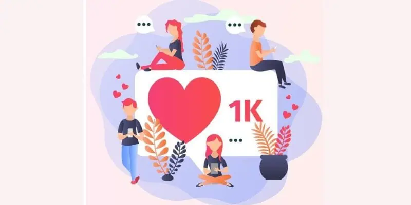 people sitting on 1k followers